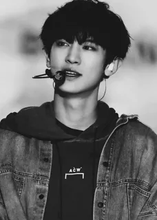 🥂 bc64416d ACW เคป็อป, นักร้อง, เพลง, ภาพเหมือน, ขาวดำ, คน, ผู้ชาย telegram sticker