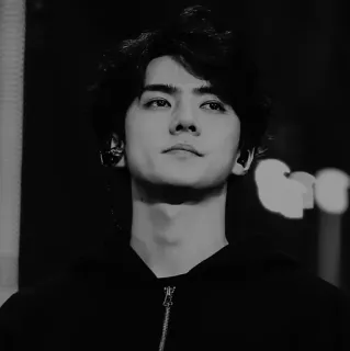 ✖️ 27f90fcd retrato, homem, preto e branco, pessoa, rosto, foto de rosto telegram sticker