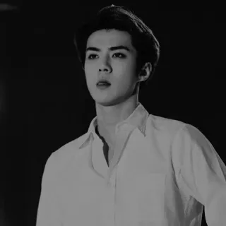 🖇 824852d0 Sehun kpop, cantor, idol, masculino, retrato telegram sticker
