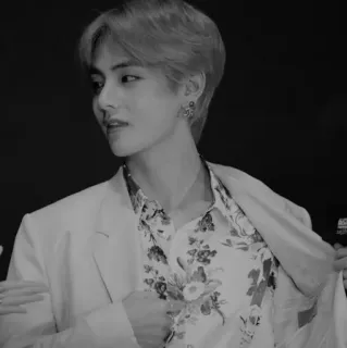 🎐 aab85f98 V V, Kim Taehyung, penyanyi, K-pop, Korea, BTS telegram sticker