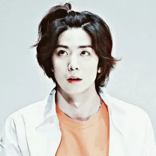 🖇 0d22411e đàn ông, người, chân dung, kiểu tóc, thường ngày, áo sơ mi, Hàn Quốc telegram sticker