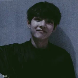 🍚 8d08969f 孤单 persona, retrato, hombre, texto chino telegram sticker