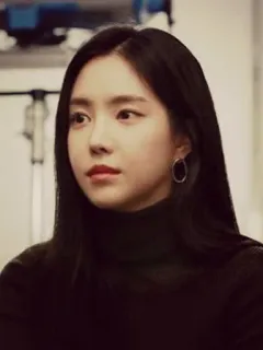 ✨ bd623e2c phụ nữ, chân dung, châu Á, Hàn Quốc, tóc đen whatsapp sticker