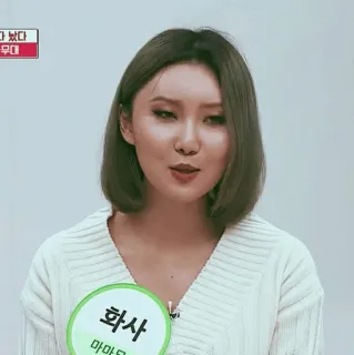 🕯 b3b0333c Hwasa 화사 piosenkarka, k-pop, celebrytka, koreańska, kobieta telegram sticker