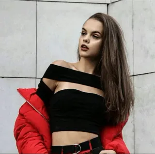 🦋 16803ace vrouw, mode, stijl, portret, model, vrouwelijk whatsapp sticker