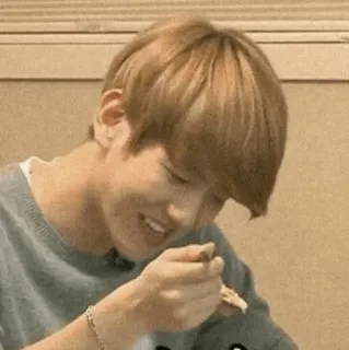 🌩 b07126a9 mann, essen, nahrung, glücklich, person whatsapp sticker