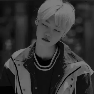 🌕 6c99e7d9 personne, portrait, monochrome, coiffure, veste whatsapp sticker