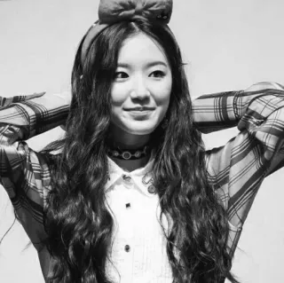 ☁️ 13aa39bd mulher, retrato, pessoa, preto e branco, penteado, cabelo, sorrindo, asiática whatsapp sticker