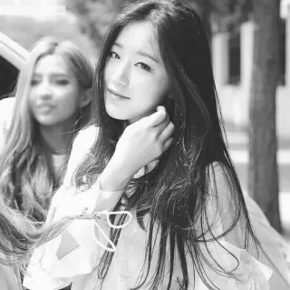 ☁️ 3a49eb27 mulher, retrato, pessoa, menina, coreana whatsapp sticker