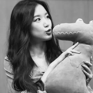 🌫 81751964 mulher, pessoa, feminino, boneca, brinquedo, bonito, retrato whatsapp sticker