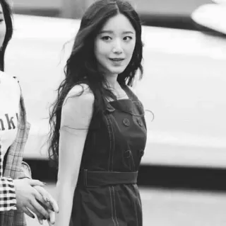 🌬 ed70637c mulher, menina, pessoa, retrato, preto e branco, moda whatsapp sticker