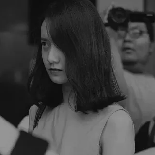 ✖️ ea4a7434 ผู้หญิง, ภาพเหมือน, บุคคล, ขาวดำ, ภาพถ่าย, ในร่ม telegram sticker