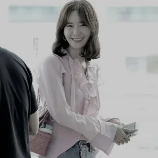 ⛲️ 0eb9b7ce ผู้หญิง, ยิ้ม, เกาหลี, นักแสดง, ภาพเหมือน, แฟชั่น whatsapp sticker