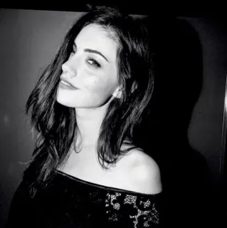 🕯 3448d69e wanita, potret, hitam putih, orang, perempuan, gadis telegram sticker