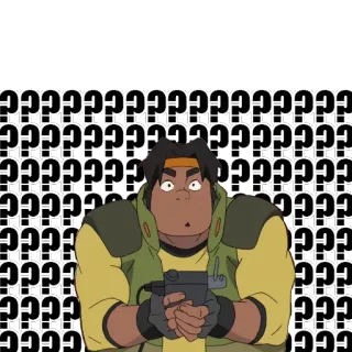 😱 815a1ef1 anime, personagem, adesivo, surpresa, confusão, desenho animado telegram sticker