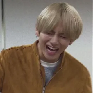 🌫 ba374267 V V, BTS, Kim Taehyung, K-pop, cantor, masculino whatsapp sticker