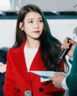 💮 9c3410fb IU IU, Cantora coreana, Atriz, Celebridade, K-pop whatsapp sticker