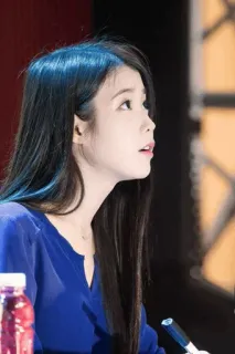 🦋 afcf6e42 IU cantor, atriz, coreano, celebridade, retrato whatsapp sticker