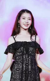 💕 e8700886 IU K-pop, cantor, celebridade, atriz, IU, coreano whatsapp sticker