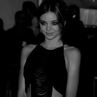 🥂 ab29bd38 ritratto, donna, modella, bianco e nero, moda, celebrità whatsapp sticker