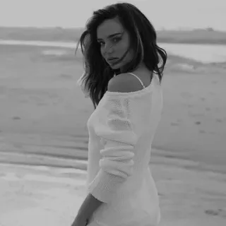 ⚗ c5eba56d donna, spiaggia, ritratto, sabbia, mare whatsapp sticker