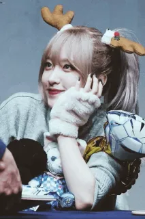 🌨 6499f7fe 여자, 소녀, 귀여운, 뿔, 장갑, 카와이 telegram sticker