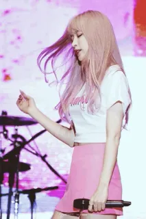 🦋 7f0f4f80 sweetie 귀여운, k팝, 분홍색, 달콤한, 소녀, 아이돌, 가수 telegram sticker