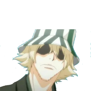 😕 fa7b5be3 Kisuke Urahara Bleach Anime, Bleach, Kisuke Urahara, Personaggio, Manga telegram sticker
