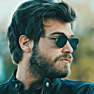 ✖ 17204239 mann, sonnenbrille, porträt, bart, männlich, person telegram sticker