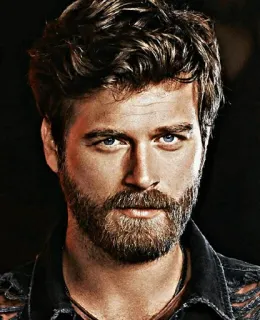 ✖ 41b9940e Mann, Porträt, Bart, männlich, Kopfschuss, Person, gutaussehend telegram sticker