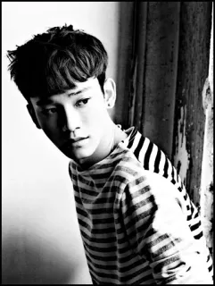 🇮🇸 db753152 Porträt, Mann, Schwarzweiß, Person, Model telegram sticker