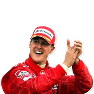 👏 039b36c9 Michael Schumacher piloto de corrida, fórmula 1, esportes, atleta, capacete, corrida telegram sticker