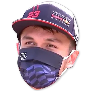 😷 3f7aa363 STAY SAFE Máscara, Segurança, Proteção, Corrida, Aston Martin telegram sticker