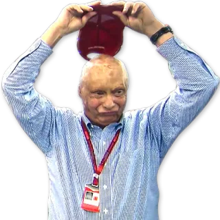 😤 67be29f0 homem, chapéu vermelho, cartão, retrato telegram sticker