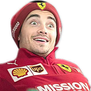 😲 75cd219e Charles Leclerc Fórmula 1, Piloto de corrida, Scuderia Ferrari, F1, Charles Leclerc telegram sticker