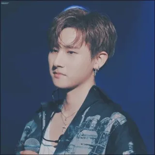 🍂 375e6cab man, K-pop, zanger, portret, mannelijk telegram sticker