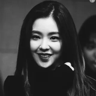 🏹 f7839c67 woman, smiling, portrait, black and white, person, face whatsapp sticker