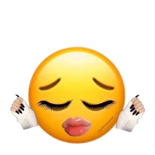 ๐โโ๏ธ 9dfdd30c @sublimerepeatsmod emoji, sad, kiss, eyelashes, mod telegram sticker