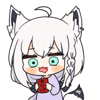 🤤 5401f249 オリP 动漫, 漫画, 卡通, 贴纸, 可爱, Vtuber telegram sticker