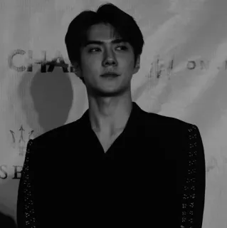 🖇 4feb02ef man, portret, beroemdheid, zwart-wit, persoon, mode telegram sticker