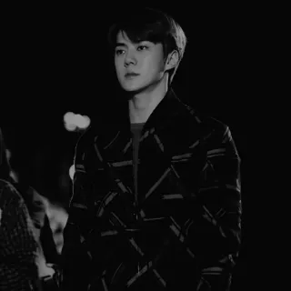 ⚓️ 71e8b60f man, portret, zwart-wit, persoon, jas telegram sticker