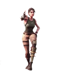 👏 85b99f8f женщина, персонаж, поза, игра, боец, женщина telegram sticker