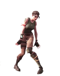 👏 8fb467d8 видеоигра, персонаж, женщина, солдат, fortnite telegram sticker