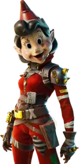 🔧 256d9189 Fortnite, karakter, elf, permainan telegram sticker