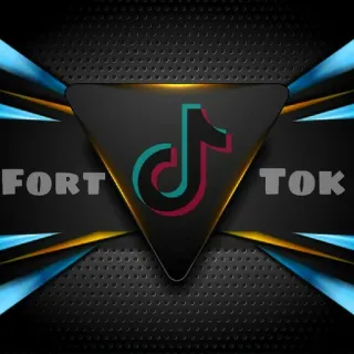 🎮 bd0c1748 FORT TOK TikTok, Musik, Media sosial, Logo telegram sticker