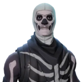 💀 4b9c4025 Skull Trooper Fortnite 해골, 골격, 포트나이트, 비디오 게임, 캐릭터, 스킨 telegram sticker