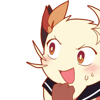 💦 296cebd3 Anime, Stiker, Lucu, Kartun, Ekspresi, Kawaii whatsapp sticker