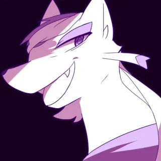 😈 ff0bc03a serigala, kartun, hewan, seni, stiker, furry whatsapp sticker