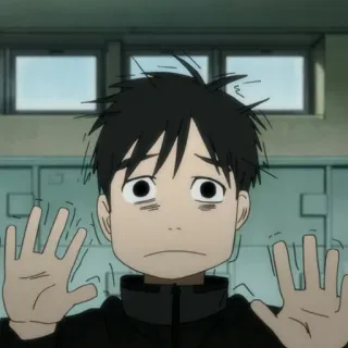 💦 df4d07be Anime, Homme, Inquiet, Stressé telegram sticker