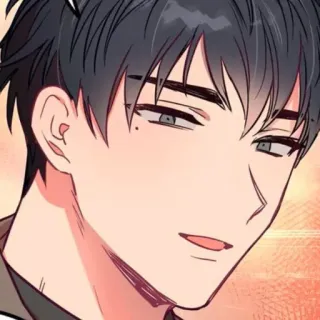 🍇 28504b3e アニメ, マンガ, ポートレート, 男, ドヤ顔, 表情, 漫画 telegram sticker